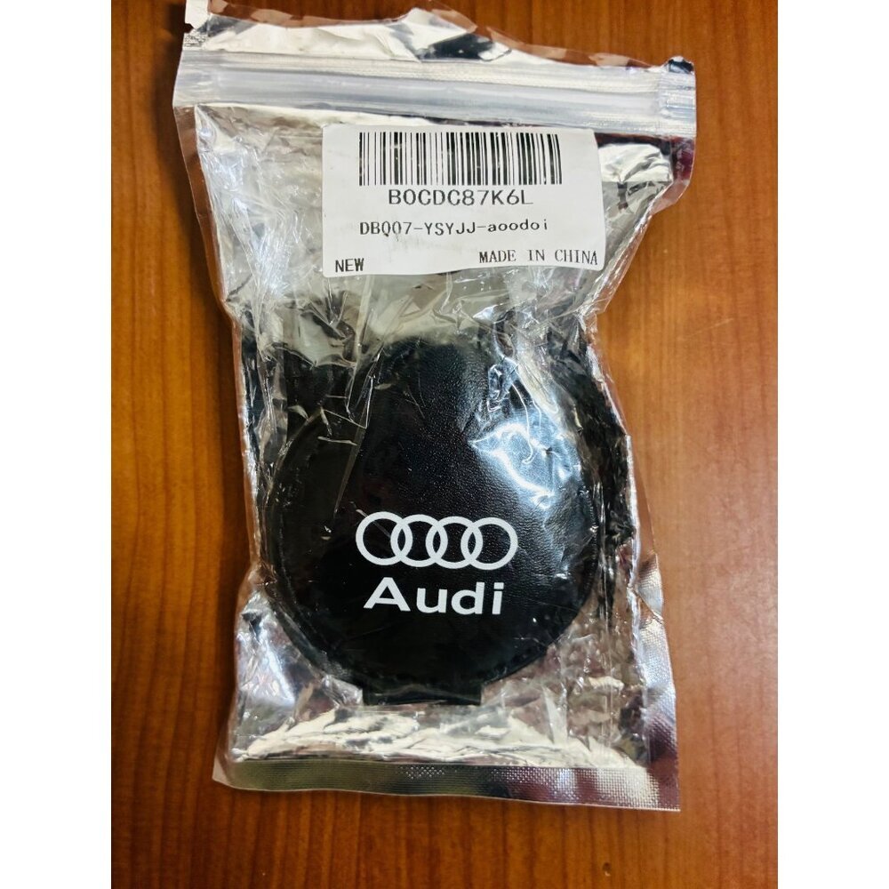 Audi Logo Belt Clip Magnetic Closure Money Clip Black